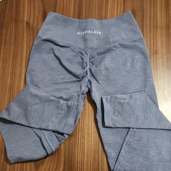 Alphalete Pants - Alphalete Slate Blue Amplify Leggings